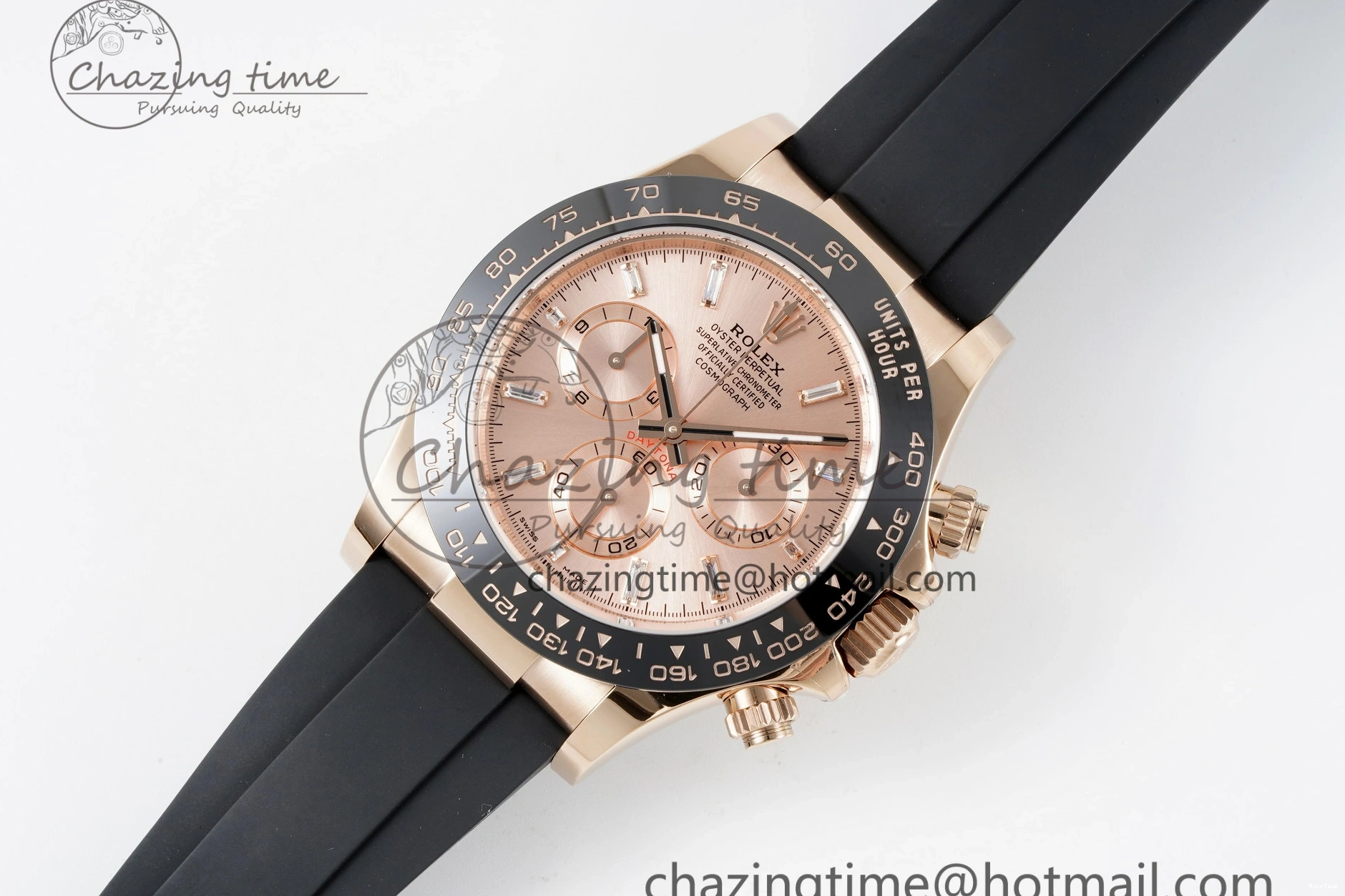 MiroTime 0105 Elegant Daytona 116515 BTF 1:1 Best Edition RG Dial on Oysterflex Rubber Strap SA4130 V 2264